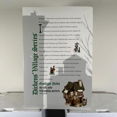 LOT 148U: Department 56 Dickens Village Series - The Swan & Trumpet & The Six Jolly Fellowship Porters