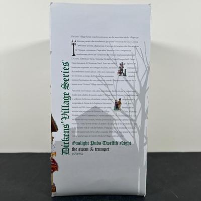 LOT 148U: Department 56 Dickens Village Series - The Swan & Trumpet & The Six Jolly Fellowship Porters