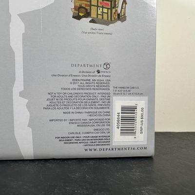 LOT 149U: Department 56 Dickens Village Series - Chelsea On The Thames Pup, The Hansom Rab Co. & Marshalsea Debtors Prison