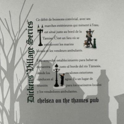 LOT 149U: Department 56 Dickens Village Series - Chelsea On The Thames Pup, The Hansom Rab Co. & Marshalsea Debtors Prison