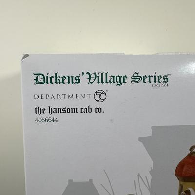 LOT 149U: Department 56 Dickens Village Series - Chelsea On The Thames Pup, The Hansom Rab Co. & Marshalsea Debtors Prison