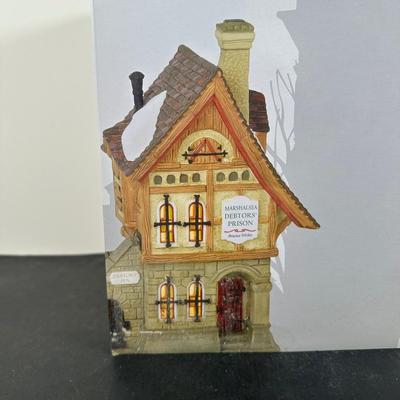 LOT 149U: Department 56 Dickens Village Series - Chelsea On The Thames Pup, The Hansom Rab Co. & Marshalsea Debtors Prison