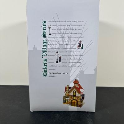 LOT 149U: Department 56 Dickens Village Series - Chelsea On The Thames Pup, The Hansom Rab Co. & Marshalsea Debtors Prison