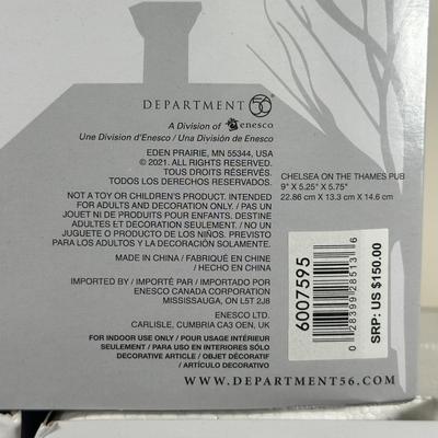 LOT 149U: Department 56 Dickens Village Series - Chelsea On The Thames Pup, The Hansom Rab Co. & Marshalsea Debtors Prison