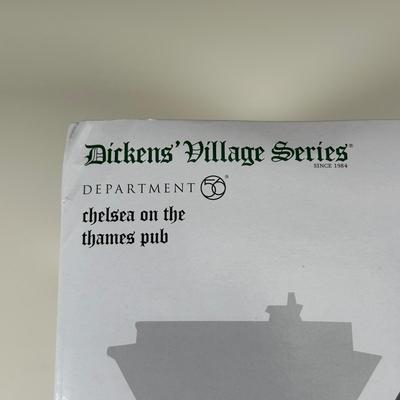 LOT 149U: Department 56 Dickens Village Series - Chelsea On The Thames Pup, The Hansom Rab Co. & Marshalsea Debtors Prison