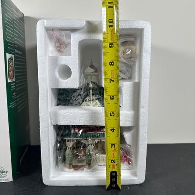 LOT 150U: Department 56 Dickens Village Series - Berkshire Downs Cricket Club & Scrooge & Marley Counting House