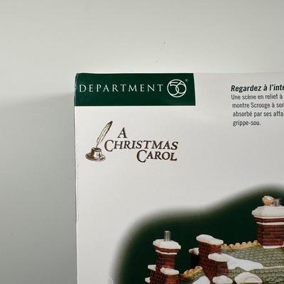 LOT 150U: Department 56 Dickens Village Series - Berkshire Downs Cricket Club & Scrooge & Marley Counting House