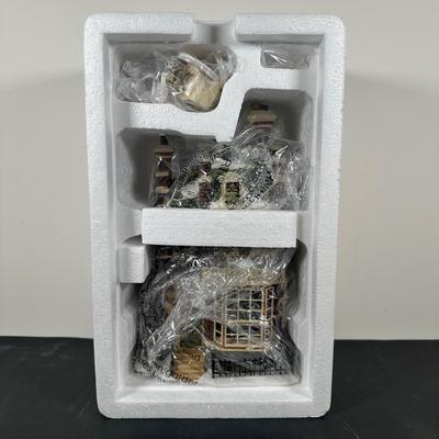 LOT 150U: Department 56 Dickens Village Series - Berkshire Downs Cricket Club & Scrooge & Marley Counting House