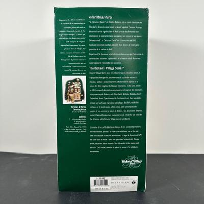 LOT 150U: Department 56 Dickens Village Series - Berkshire Downs Cricket Club & Scrooge & Marley Counting House