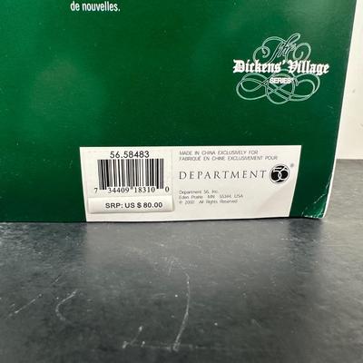 LOT 150U: Department 56 Dickens Village Series - Berkshire Downs Cricket Club & Scrooge & Marley Counting House