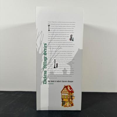 LOT 151U: Department 56 Dickens Village Series - The Six Jolly Fellowship Porters, Ink & Pen Co & The Dukes Wheel Cheese Shoppe