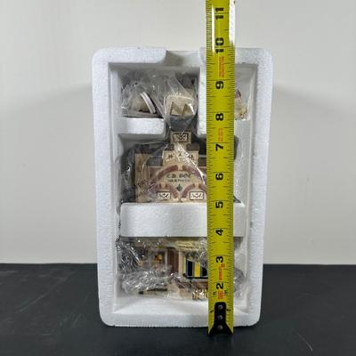 LOT 151U: Department 56 Dickens Village Series - The Six Jolly Fellowship Porters, Ink & Pen Co & The Dukes Wheel Cheese Shoppe