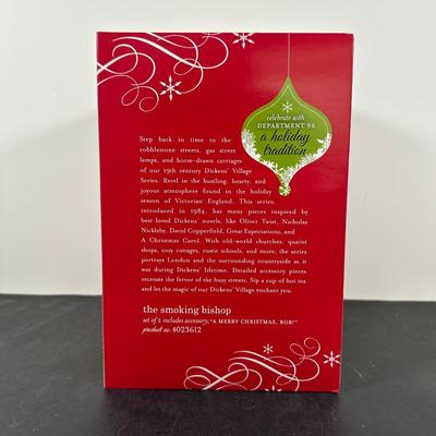 LOT 152U: Department 56 Dickens Village Series - The Smoking Bishop & Scotland Yard Station