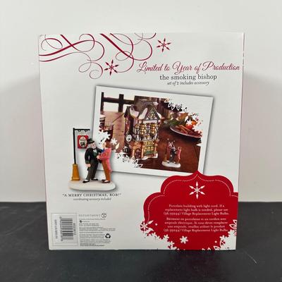 LOT 152U: Department 56 Dickens Village Series - The Smoking Bishop & Scotland Yard Station