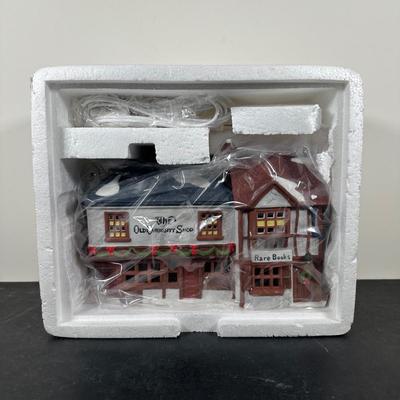 LOT 153U: Department 56 Dickens Village Series - The Old Curiosity Shop & Thomas Mudge Timepieces