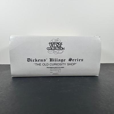 LOT 153U: Department 56 Dickens Village Series - The Old Curiosity Shop & Thomas Mudge Timepieces