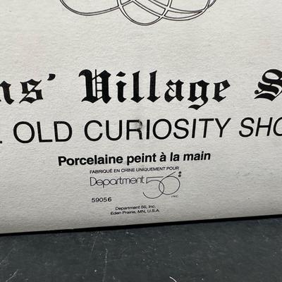 LOT 153U: Department 56 Dickens Village Series - The Old Curiosity Shop & Thomas Mudge Timepieces