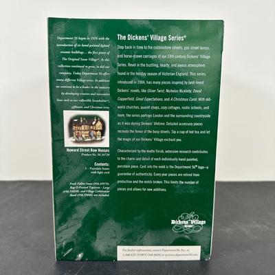 LOT 154U: Department 56 Dickens Village Series - Howard Street Row Houses & The Leather Bottle