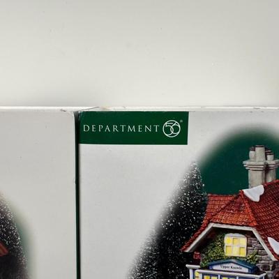LOT 154U: Department 56 Dickens Village Series - Howard Street Row Houses & The Leather Bottle