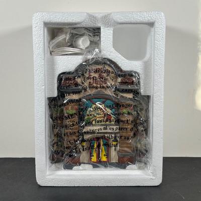 LOT 156U: Department 56 Dickens Village Series - A.G. Scott Hats & Walking Sticks, Punch & Judy Theater & The Old Curiosity Shop
