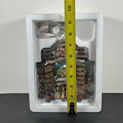 LOT 156U: Department 56 Dickens Village Series - A.G. Scott Hats & Walking Sticks, Punch & Judy Theater & The Old Curiosity Shop