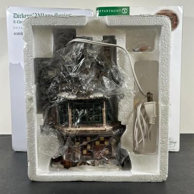 LOT 157U: Department 56 Dickens Village Series - Ebenezer Scrooge’s House & Cratchits Corner