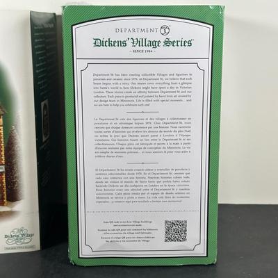 LOT 158U: Department 56 Dickens Village Series - The Spider Box Locks, Ye Olde Goat Pub & T.C. Chester Clocks & Watches