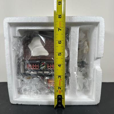 LOT 159U: Department 56 Dickens Village Series - Crooked Fence Cottage, Old Curiosity Shop & Tutbury Printer