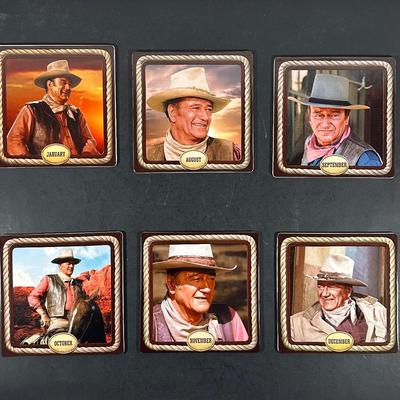 LOT 160U: The Bradford Exchange John Wayne Perpetual Calendar (6 of 12)