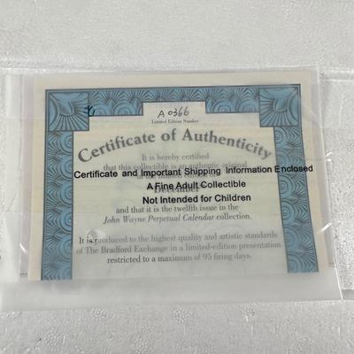 LOT 160U: The Bradford Exchange John Wayne Perpetual Calendar (6 of 12)