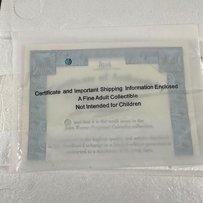 LOT 160U: The Bradford Exchange John Wayne Perpetual Calendar (6 of 12)