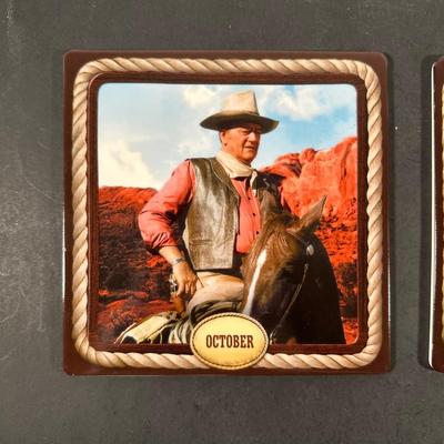 LOT 160U: The Bradford Exchange John Wayne Perpetual Calendar (6 of 12)