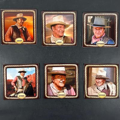 LOT 160U: The Bradford Exchange John Wayne Perpetual Calendar (6 of 12)