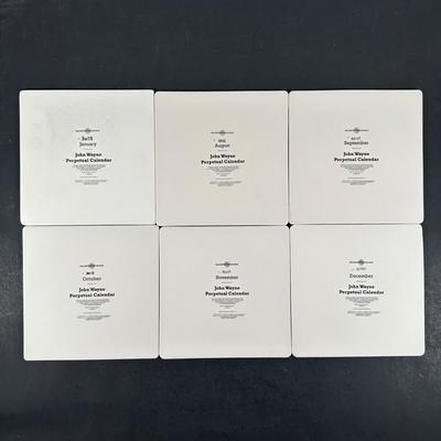 LOT 160U: The Bradford Exchange John Wayne Perpetual Calendar (6 of 12)