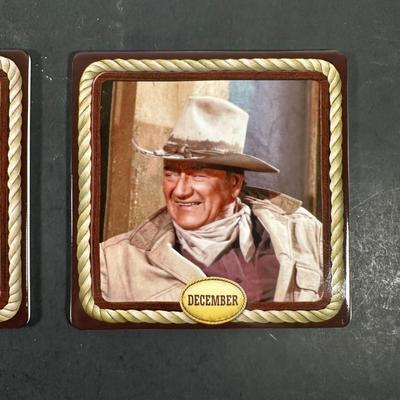 LOT 160U: The Bradford Exchange John Wayne Perpetual Calendar (6 of 12)