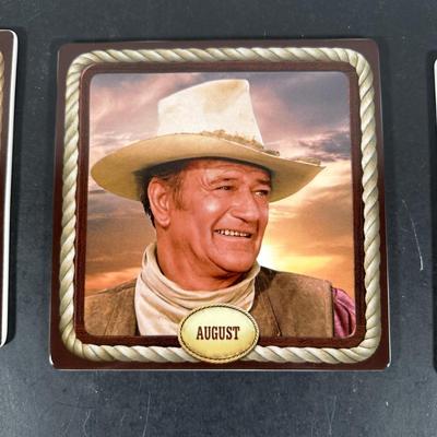 LOT 160U: The Bradford Exchange John Wayne Perpetual Calendar (6 of 12)