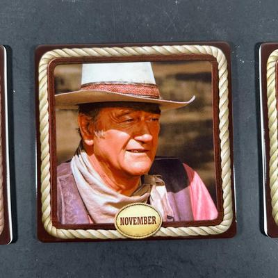 LOT 160U: The Bradford Exchange John Wayne Perpetual Calendar (6 of 12)