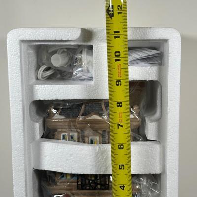 LOT 181U: Department 56 Dickens Village Series -Cotswold Greengrocer, Royal Bank Of Corn Hill & Berkshire Downs Cricket Club