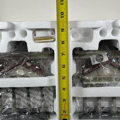 LOT 182U: Department 56 Dickens Village Series - Victoria Park Theater & T. Smith Christmas Crackers