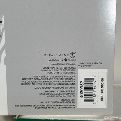 LOT 183U: Department 56 Dickens Village Series - E. Tipler Agent For Wine & Spirits & Ink & Pen Co.