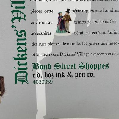 LOT 183U: Department 56 Dickens Village Series - E. Tipler Agent For Wine & Spirits & Ink & Pen Co.