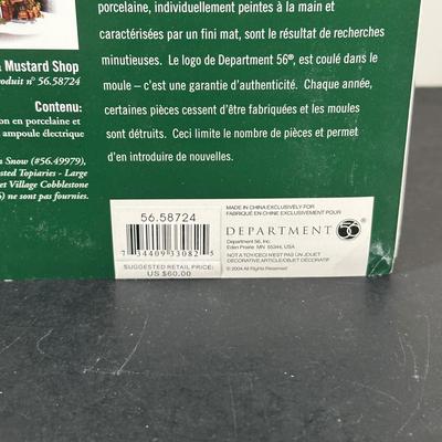 LOT 183U: Department 56 Dickens Village Series - E. Tipler Agent For Wine & Spirits & Ink & Pen Co.