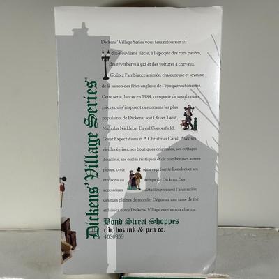 LOT 183U: Department 56 Dickens Village Series - E. Tipler Agent For Wine & Spirits & Ink & Pen Co.