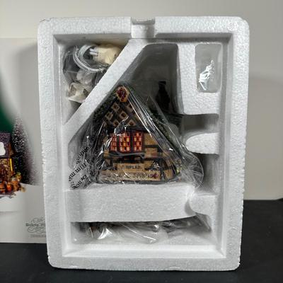 LOT 183U: Department 56 Dickens Village Series - E. Tipler Agent For Wine & Spirits & Ink & Pen Co.