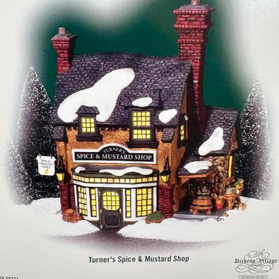 LOT 183U: Department 56 Dickens Village Series - E. Tipler Agent For Wine & Spirits & Ink & Pen Co.