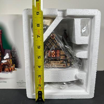 LOT 183U: Department 56 Dickens Village Series - E. Tipler Agent For Wine & Spirits & Ink & Pen Co.