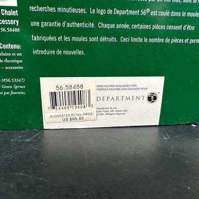 LOT 184U: Department 56 Dickens Village Series - Dickens Gads Hill Chalet, Boz’s Books & A.G. Scott Hats & Walking Sticks