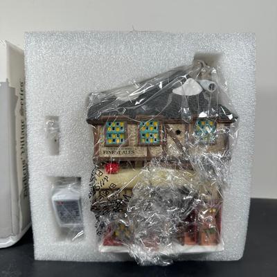 LOT 185U: Department 56 Dickens Village Series - The Partridge & Pear, Rooster Inn & Olde Pearly’s Toby Jugs