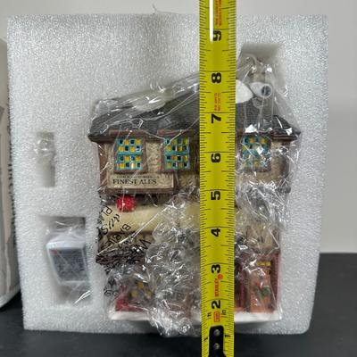 LOT 185U: Department 56 Dickens Village Series - The Partridge & Pear, Rooster Inn & Olde Pearly’s Toby Jugs