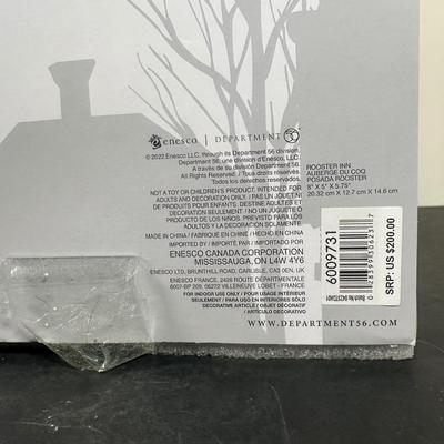 LOT 185U: Department 56 Dickens Village Series - The Partridge & Pear, Rooster Inn & Olde Pearly’s Toby Jugs